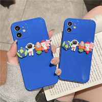蓝色快乐星球适用于iphone11promax12promax手机壳ins风xsmax防摔7plus/xr软12mini