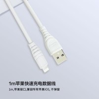 适用6充电器线2a充电安卓手机双口xr插头|1m快速充电线