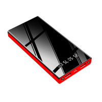 充电宝1000000超大量便携适用手机20000毫安快充|中国红[标配]