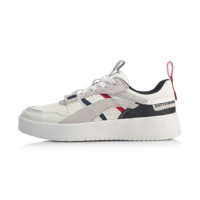 李宁板鞋男鞋低帮鞋子滑板鞋休闲鞋撞色小白鞋秋冬官方白色运动鞋