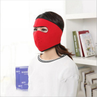 口罩秋冬季加厚防寒透气男女户外骑行口耳罩二合一面罩