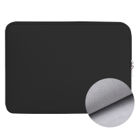 笔记本电脑包内胆包13.3/14/15.6寸适用华为惠普戴尔苹果联想华硕宏碁小米保护套12|(单层加绒款)静夜黑 15寸