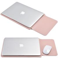 苹果电脑包macbook12内胆包air13.3mac13笔记本15pro16寸保护套14英寸11|藕粉色 15.4英寸