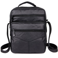 斜挎男包真皮单肩包休闲商务包男士手提包竖款大背包