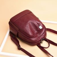 双肩包女新款韩版时尚女包休闲旅行包女士背包妈咪包百搭小背包潮