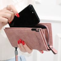 钱包女长款2020新款大容量女士钱包日韩拉链搭扣简约手包学生钱夹