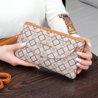 女士包袋中年妈妈买菜零钱包大容量斜挎包妇女手拿小包两用手提包