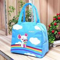 防水手提包便当包女士手拎饭盒袋牛津布妈咪女包饭盒包手提包女大