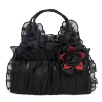 2020新款复古花朵蕾丝包包可爱女士包手提包精品布包女包包