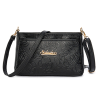 中老年女包单肩斜挎包2018新款两用女士小方包斜跨手提包妈妈包潮