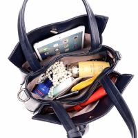 大容量包包女2020新款真皮质感软皮手提包女士单肩包中年妈妈包