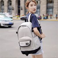 时尚小学初中高中学生书双肩包潮酷大容量旅行双肩包电脑包|A04灰色/48*32*17CM