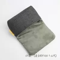 e数码相机包g7x3相机袋索尼zv1 rx100m7内胆包理光gr3防水包|01黑色(粗纹)