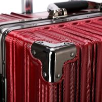 领劵男女铝框行李箱学生初中韩版潮ins颜值古风 拉杆箱