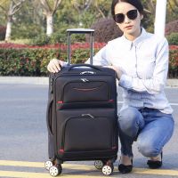 牛津布拉杆箱旅行箱男学生密码箱包行李箱女布料万向轮大容量箱子