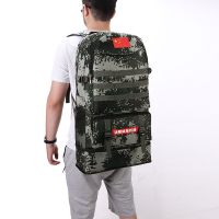 65升超大容量可伸缩军迷彩背包夏令营户外登山旅游打工包行李背囊