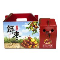 斤10斤装鲜枣礼盒包装箱蜜枣红枣脆枣包装盒纸箱水果箱|鲜枣红色大号6-10斤