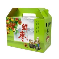 斤10斤装鲜枣礼盒包装箱蜜枣红枣脆枣包装盒纸箱水果箱|鲜枣绿色小号3-5斤
