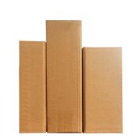 9省外 长条纸箱纸盒子快递打包发货长方形包装箱打包纸盒快递盒子|三层特硬B瓦 4号10x10x30cm59个