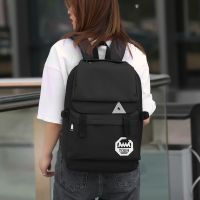书包男女初中高中大学2020新款双肩包大容量旅行包电脑包韩版背包|新冠黑色