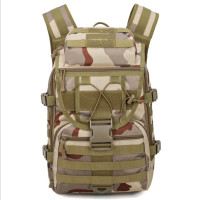 40升旅游背包户外登山包x7箭鱼战术包军迷冲锋双肩包电脑包3d旅行|三沙迷彩
