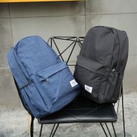 日韩时尚简约双肩包男女学生书包青年电脑背包帆布休闲潮旅行包