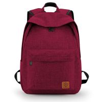 ins书包女学生韩版大学生原宿风高中学生初中生电脑包背包双肩包|深枣红