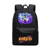 火影忍者书包鸣人双肩包卡卡西写轮眼背包佐助旅行包火影电脑|佐助A款 高45厘米*宽30厘米*厚15