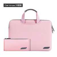 苹果电脑包11寸14英寸15.6macbook air13笔记本13.3内胆包手提女|佳人粉+电源包 11寸