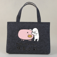 简约笔记本电脑包女15.6寸手提文件包单肩14寸13.3寸大容量收纳包|深灰猪事顺利 15.6寸