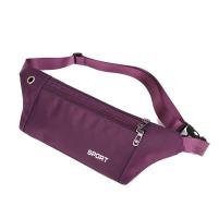 韩版帆布新款隐形薄款跑步手机运动腰包健身女休闲贴身男装零钱包