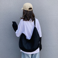 2020韩国东大门包包ins帆布门农包袋文艺饺子包单肩斜挎女包潮包