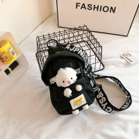 可爱小羊包包卡通玩偶帆布女斜挎2020年新款时尚潮流ins网红胸包