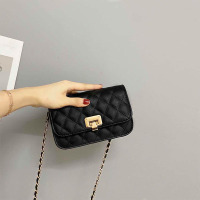 小香风女包新款2020春夏韩版百搭ins菱格链条单肩包斜挎包包