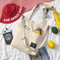 包包女2019原宿风斜挎帆布包女学生韩版单肩ins手提百搭简约布袋