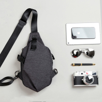 挎包胸包男潮流时尚运动机车骑行小背包休闲男士斜挎包单肩包腰包