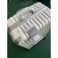 出口日本铝框箱珠光白高端拉杆箱旅行箱托运箱防刮磨登机箱行李箱