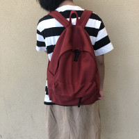 2019自制帆布双肩包百搭女日系简约旅行ins男女背包高中学生书包