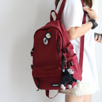 ins书包女韩版高中原宿ulzzang初中生中学生森系百搭大容量双肩包