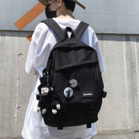书包女大学生韩版原宿ulzzang中学生初中生背包男ins大容量双肩包