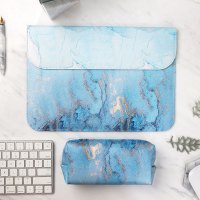 微软surfacepro756go210寸内胆包laptop32113.5电脑包保护|大理石+电源包横款 13寸