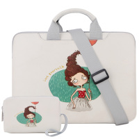 华为matebook14寸荣耀magicbookpro16寸单肩电脑包女手提联想|白色-星座款+同款电源包 15.4英寸