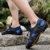 凉鞋男夏季沙滩休闲溯溪鞋涉水速干防滑户外登山透气洞洞钓鱼网鞋