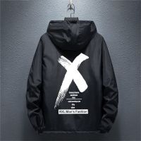 春秋夏季外套男士加肥加大码夹克休闲胖子潮流防晒衣服薄男装褂子