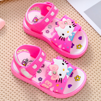 2020夏季女宝宝凉鞋中小童男童韩版露趾女童软底婴儿鞋公主学步鞋