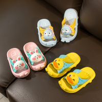 儿童拖鞋夏女童家居防滑1-3岁2幼儿小孩童室内软底可爱宝宝凉拖男