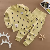 婴儿秋衣秋裤套装纯棉儿童内衣裤宝宝衣服腰护肚裤女童春秋男童