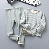 儿童保暖内衣童装加绒加厚套男童装秋衣秋裤女童冬装打底两件套潮