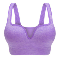 无钢圈运动大码运动文胸女背心式内衣防震瑜伽跑步聚拢收副乳健身