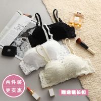 高中生内衣女大学生无钢圈少女薄款抹胸防走光聚拢定型小胸文胸罩